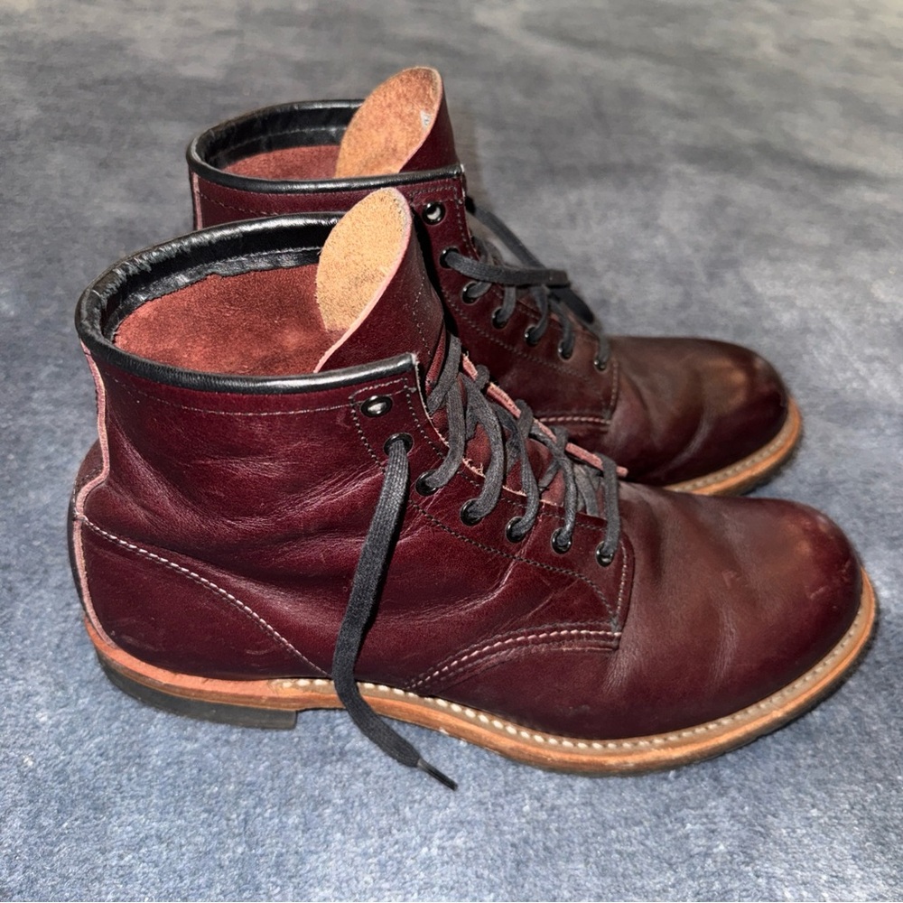 Red Wing 9011 Beckman Burgundy Featherstone (Black Cherry) Size 10.5 D USA Made